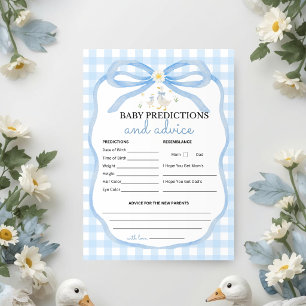Dwaas Gans Blauw Rut Baby Voorspellingen & Advie Kaart