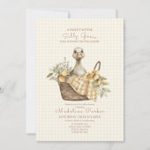 Dwaas Gans Citroen Baby Shower Kaart (Voorkant)