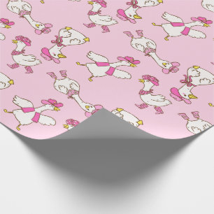 Dwaas Gans Cowboy Cowgirl Cadeau Cadeaupapier
