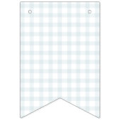 Dwaas Gans Gingham 1e Verjaardagsbanner Vlaggetjes (Eerste vlag)