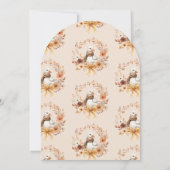 Dwaas Gans Herfst Boog Baby Shower Uitnodiging (Achterkant)