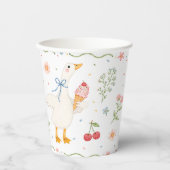 Dwaas Gans Ijs Sociale Baby Shower Bekers (Voorkant)