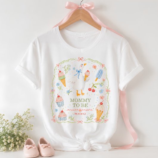 Dwaas Gans Ijs Sociale Moeder Wordt T-Shirt