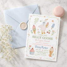 Dwaas Gans Ijsfeest Baby Shower