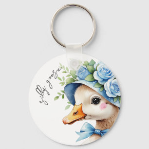 Dwaas Gans Jongen Verjaardag baby shower Sleutelhanger