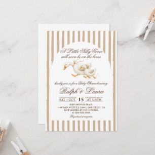 Dwaas Gans Neutrale Baby Shower Kaart