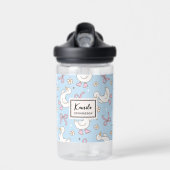 Dwaas Gans Roze Strik Coquette Aangepaste Script N Waterfles (Voorkant)