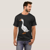 Dwaas Gans T-shirt (Voorkant volledig)