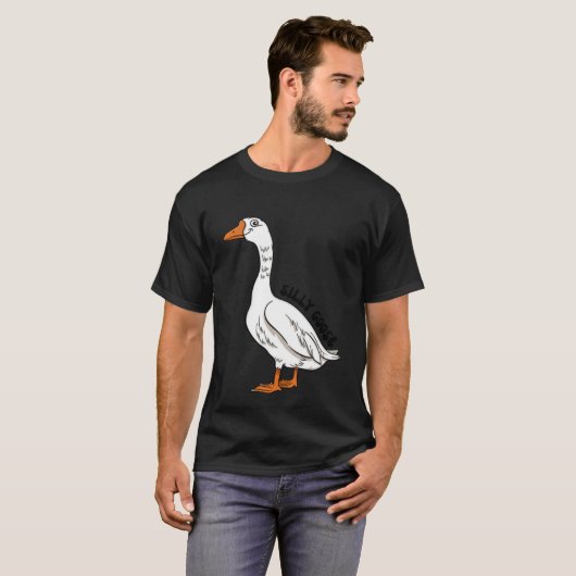 Dwaas Gans T-shirt (Voorkant volledig)