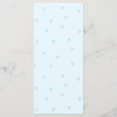 Dwaas Gans Thema Baby Shower Menu Kaarten (Achterkant)