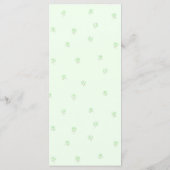 Dwaas Gans Thema Baby Shower Menu Kaarten (Achterkant)