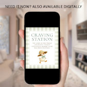 Dwaas Gans Verlangstation Baby Borrel Bord Poster