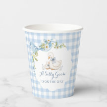 Dwaas Gans Vintage Madeliefje Baby Shower