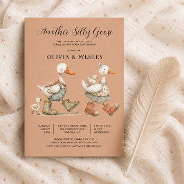 Dwaas Gansje 2e Baby Baby Shower Kaart