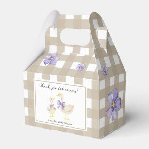 Dwaas Gansje Baby shower Bedankt Bedankdoosjes