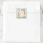 Dwaas Gansje Baby Shower Bedankt Sticker (Tas)
