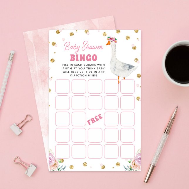 Dwaas Gansje Baby Shower Bingo Spel (Creator heeft geüpload)