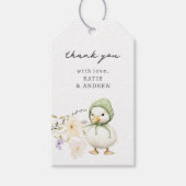 Dwaas Gansje Baby Shower Cadeaulabel (Voorkant)