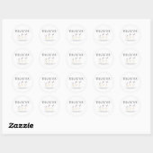 Dwaas Gansje Baby Shower Ronde Sticker (Vel)