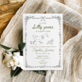 Dwaas Gansje Baby Shower Uitnodiging Whimsical