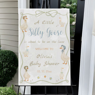 Dwaas Gansje Baby Shower Welkom Acryl Bord