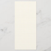 Dwaas Gansje Citroen Baby Shower  Menu (Achterkant)