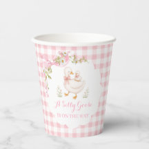 Dwaas Gansje Vintage Madeliefje Baby Shower