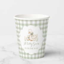 Dwaas Gansje Vintage Madeliefje Baby Shower