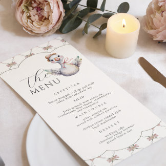 Dwaas Gansje Voorbereidende Boog Baby Shower Menu