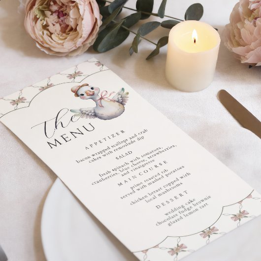 Dwaas Gansje Voorbereidende Boog Baby Shower Menu