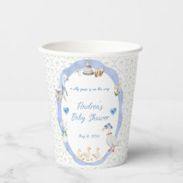 Dwaas Gansje Whimsische Strik Baby Jongens Shower Papieren Bekers