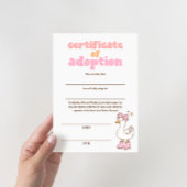 Dwaas Ganzen Adoptiecertificaat Kaart