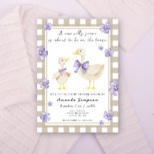 Dwaas Ganzen Baby Shower