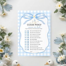 Dwaas Ganzen Blauw Geruit | Raad Wie Spel