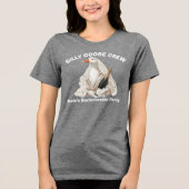 Dwaas Ganzen Bruidsmeisjes Jonggezellenfeest Tri-Blend Shirt (Voorkant)