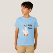 Dwaas ganzen, Grappige Gans, Gansliefhebber T-shirt (Voorkant volledig)