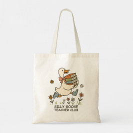 Dwaas Ganzen Lerarenclub Grappig Terug Naar School Tote Bag