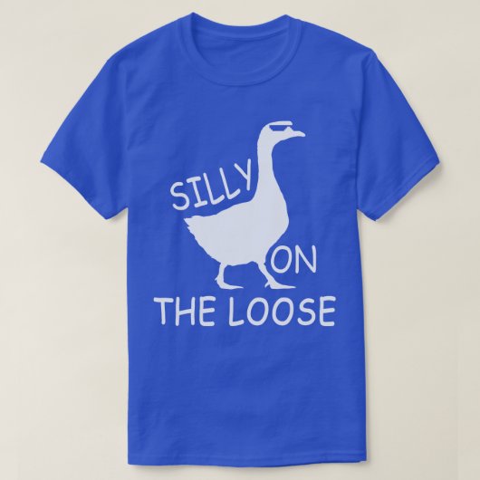 Dwaas ganzen op de loop 5 t-shirt (Design voorkant)