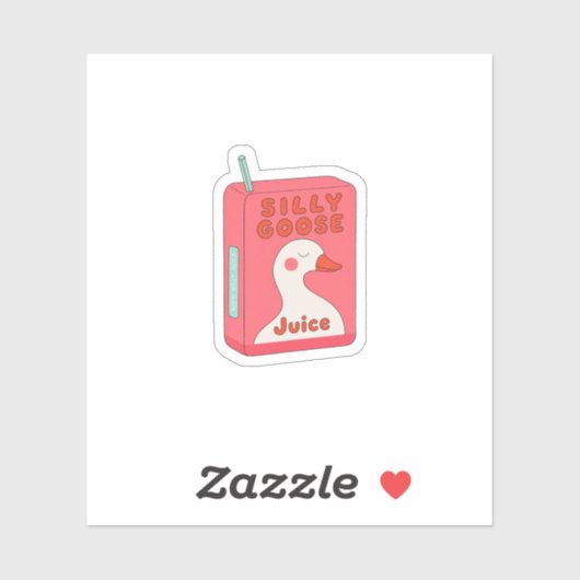 Dwaas Ganzen Sapbox Fun Ganzenliefhebber  Sticker (Vel)