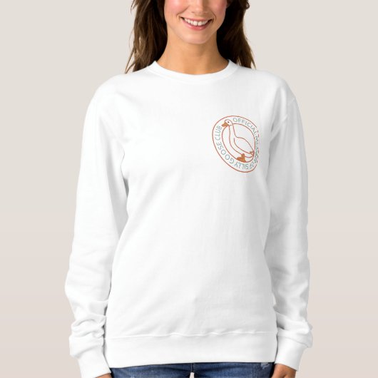 Dwaas Ganzen Sweatshirt (Voorkant)