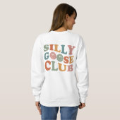 Dwaas Ganzen Sweatshirt (Achterkant volledig)