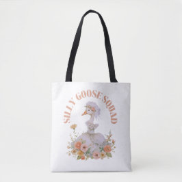 Dwaas Ganzen Team Bruidsmeisje Grappige Bruiloft Tote Bag