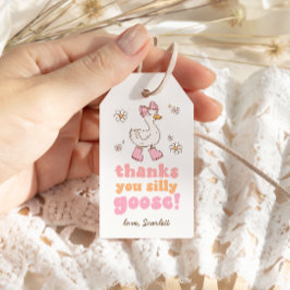 Dwaas Ganzen Verjaardag Favor Tags Cadeaulabel
