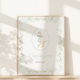 Dwaas Ganzenei Kaartjes & Cadeaus Bord Foto Afdruk