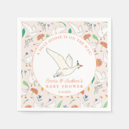 Dwaas Ganzenfeest Baby Shower Servet