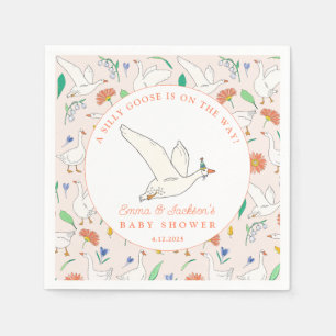 Dwaas Ganzenfeest Baby Shower Servet