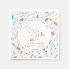 Dwaas Ganzenfeest Baby Shower Servet