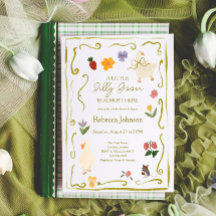 Dwaas Ganzengingham Cottagecore Baby Shower