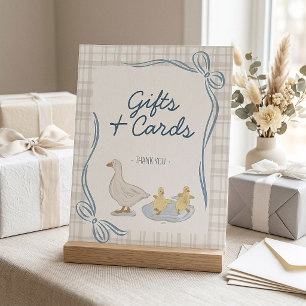 Dwaas Ganzje Baby Borrel Cadeaus en Kaarten Tafelb Acryl Bord