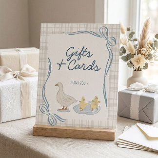 Dwaas Ganzje Baby Borrel Cadeaus en Kaarten Tafelb Acryl Bord